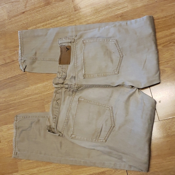 AEO tan 32x30 slim cut jeans - Picture 4 of 4